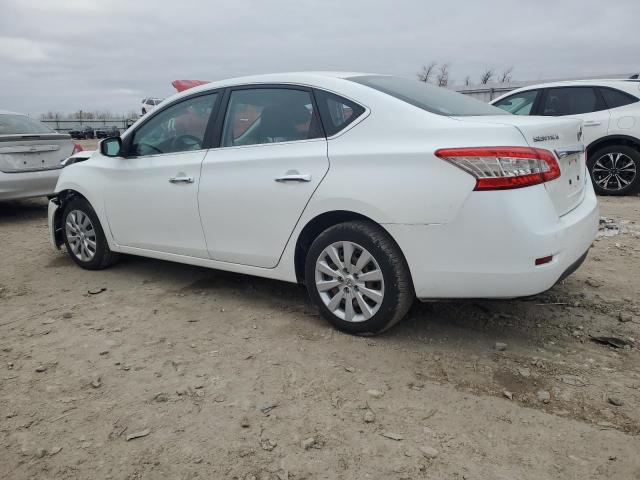 NISSAN SENTRA S 2014 white sedan 4d gas 3N1AB7AP2EY245661 photo #3