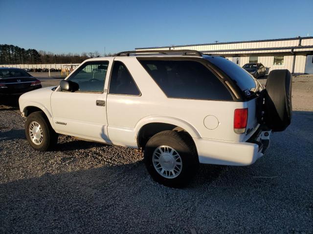 GMC JIMMY 2001 white  gas 1GKCT18W01K173918 photo #3