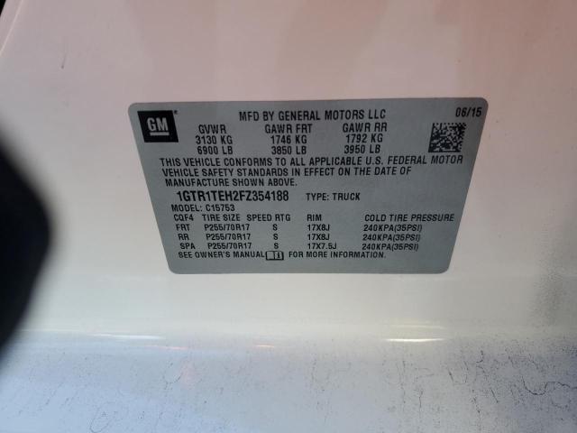 2015 GMC SIERRA C15 - 1GTR1TEH2FZ354188
