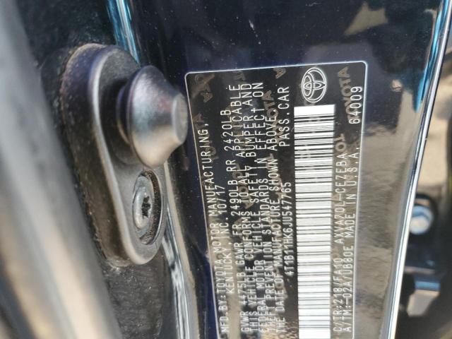2018 TOYOTA CAMRY - 4T1B11HK6JU547765