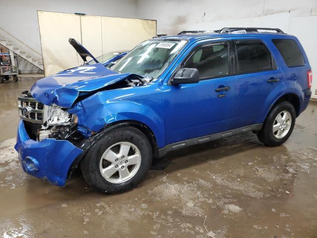 FORD ESCAPE XLT 2011 blue  flexible fuel 1FMCU9DG7BKA32220 photo #1