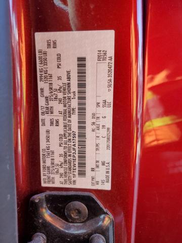 2018 FORD F150 SUPER - 1FTEW1EP3JFA17597