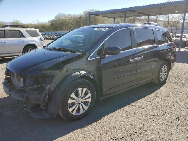 HONDA ODYSSEY EX 2017 blue  gas 5FNRL5H66HB022103 photo #1