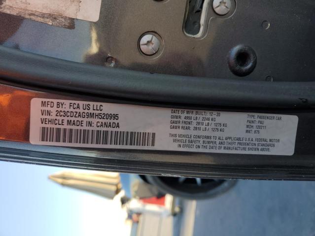 2021 DODGE CHALLENGER - 2C3CDZAG9MH520995