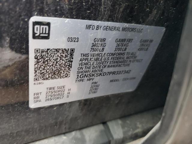 2023 CHEVROLET TAHOE K150 - 1GNSKSKD7PR337342