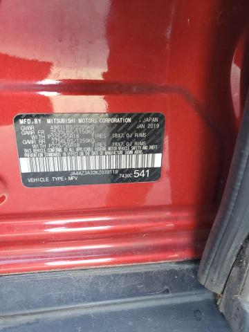 2019 MITSUBISHI OUTLANDER - JA4AZ3A32KZ039119