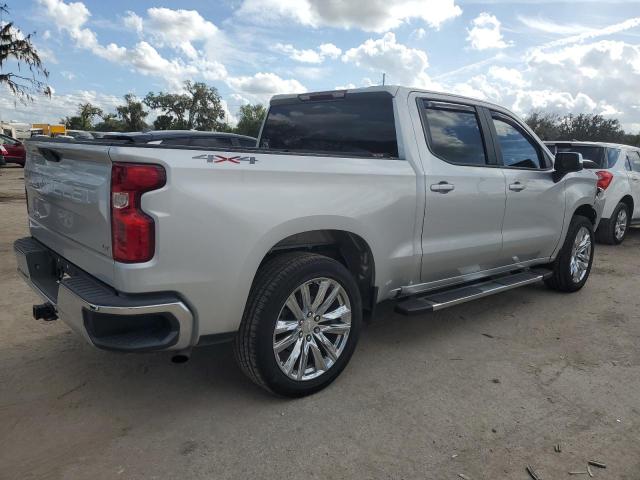 CHEVROLET SILVERADO 2020 silver  gas 3GCPYDEKXLG117111 photo #4