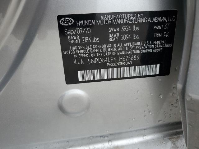 2020 HYUNDAI ELANTRA SE - 5NPD84LF4LH625686