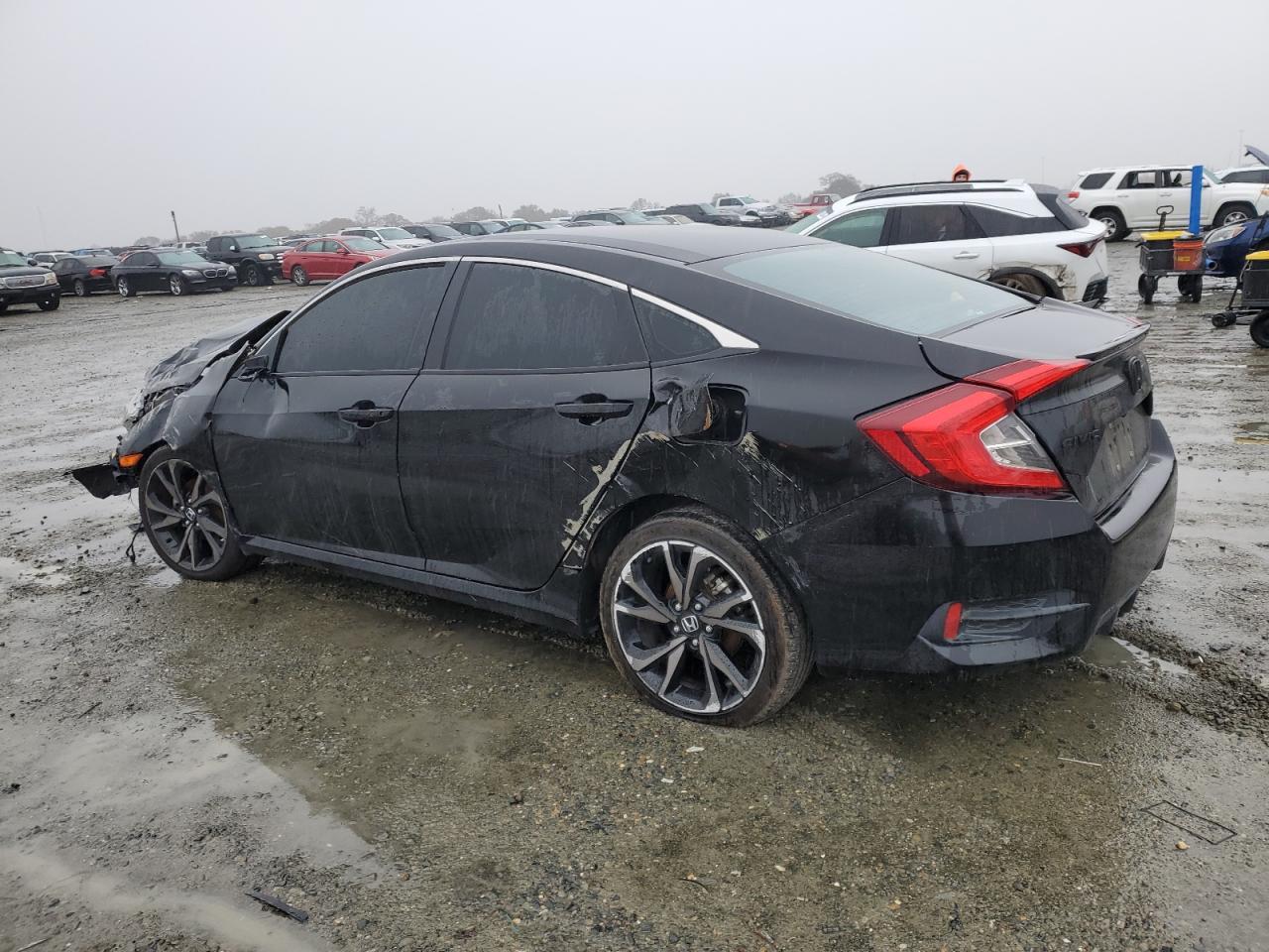 Lot #3033349815 2019 HONDA CIVIC SPOR