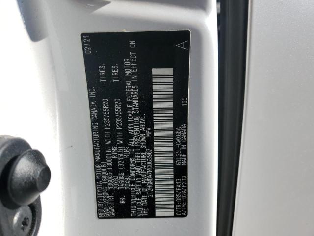 2021 LEXUS RX 450H 2T2HGMDA7MC063967