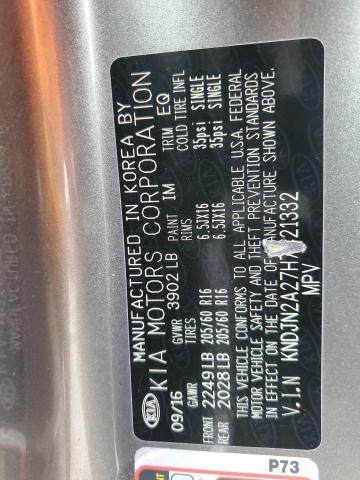 2017 KIA SOUL - KNDJN2A27H7421332