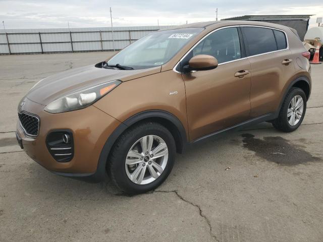 KIA SPORTAGE L 2017 brown  gas KNDPMCAC3H7115966 photo #1