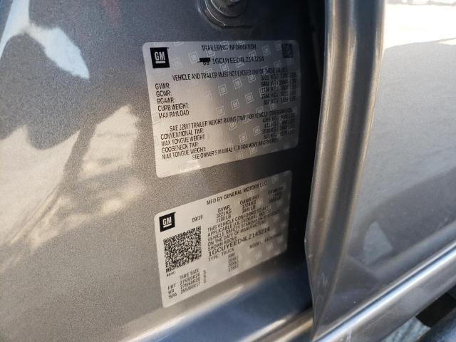 2020 CHEVROLET SILVERADO - 1GCUYEED4LZ143214
