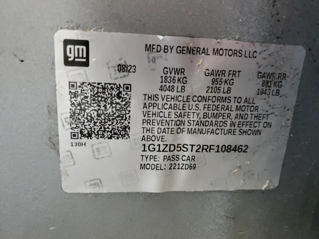 VIN 1G1ZD5ST2RF108462 2024 CHEVROLET MALIBU no.12