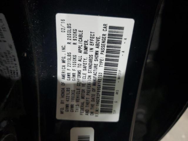 2016 HONDA ACCORD EXL - 1HGCR2F89GA142753