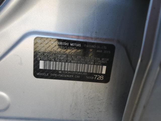 2015 MITSUBISHI MIRAGE DE ML32A3HJ2FH048049
