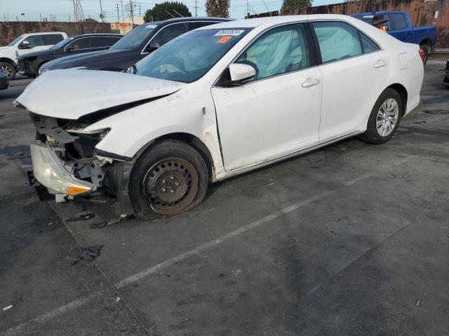 TOYOTA CAMRY L 2014 white sedan 4d gas 4T4BF1FK1ER370011 photo #1