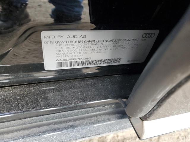 2019 AUDI A8 L WAU8DAF86KN002686
