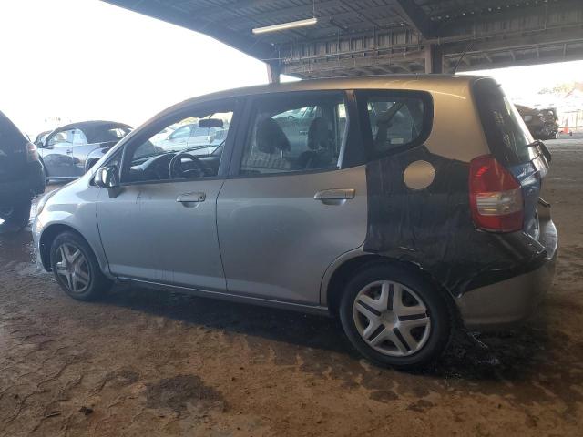 HONDA FIT 2007 silver  gas JHMGD38417S030097 photo #3