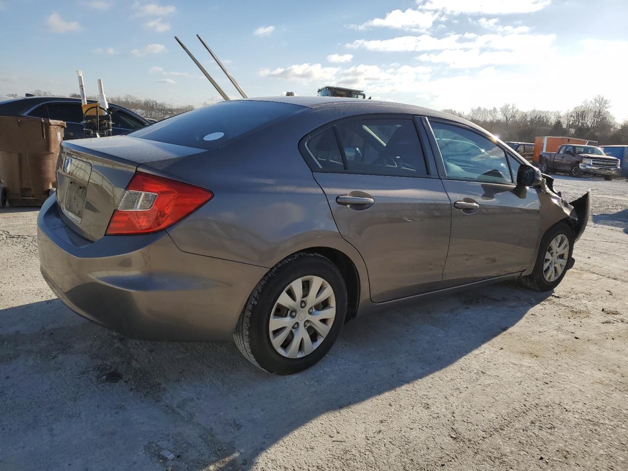 Lot #3024925380 2012 HONDA CIVIC LX