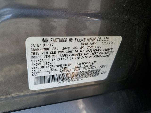 2017 INFINITI Q50 PREMIU - JN1EV7AR7HM839180