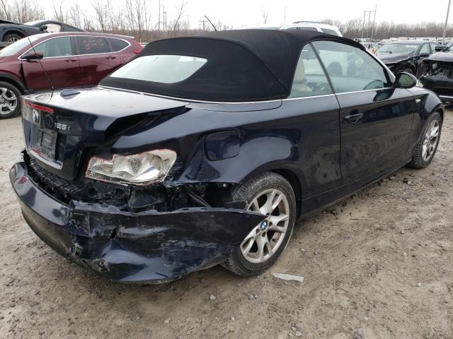BMW 128 I 2008 blue converti gas WBAUN13568VH79872 photo #4