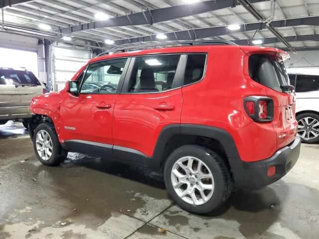 Vin: zaccjbbt8gpc92157, lot: 86274994, jeep renegade latitude 20162