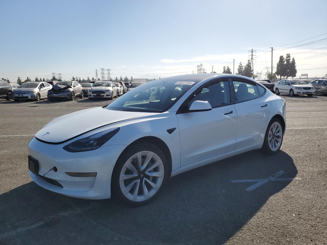 5YJ3E1EB5NF277976 TESLA MODEL 3 2022