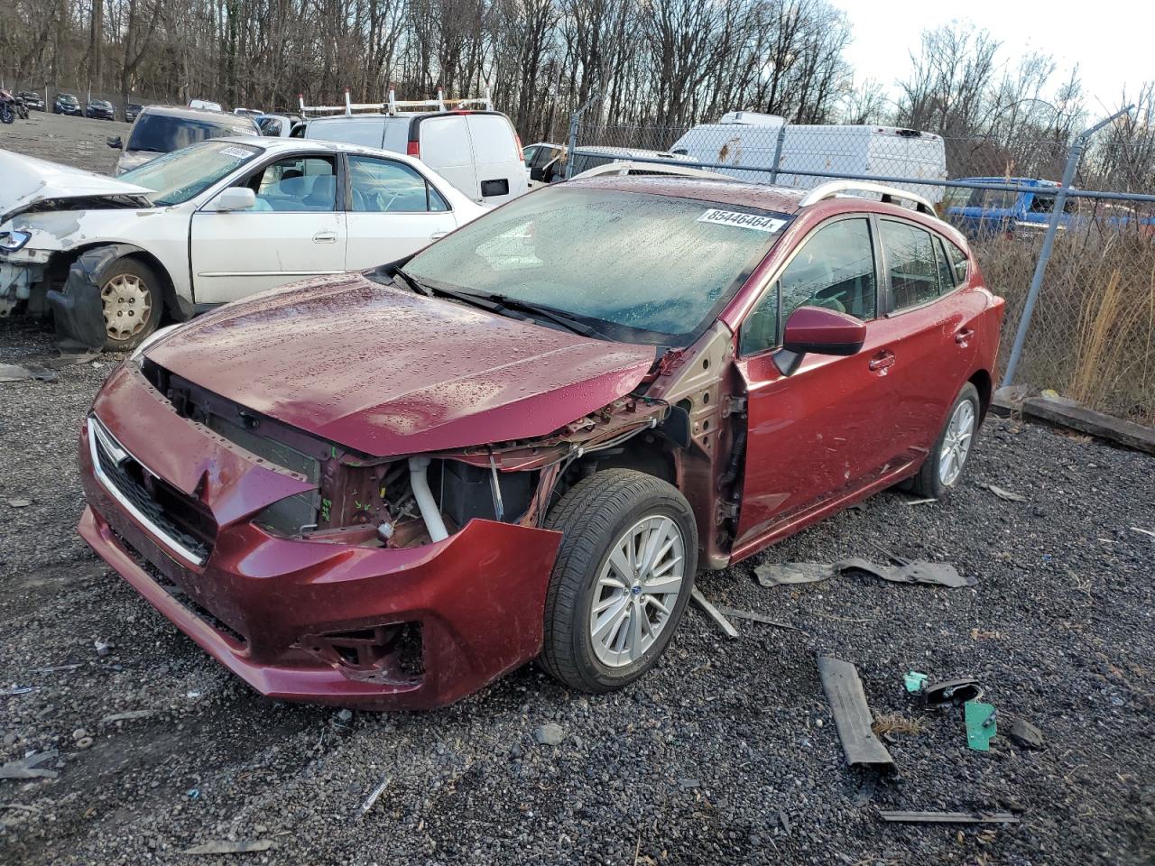 Lot #3033387930 2017 SUBARU IMPREZA PR