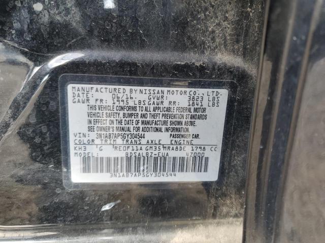 2016 NISSAN SENTRA S - 3N1AB7AP5GY304544