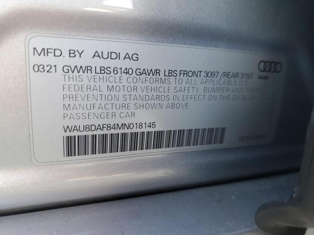 2021 AUDI A8 L WAU8DAF84MN018145