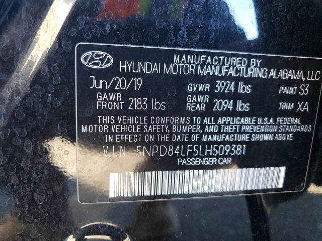 VIN 5NPD84LF5LH509381 2020 HYUNDAI ELANTRA no.12