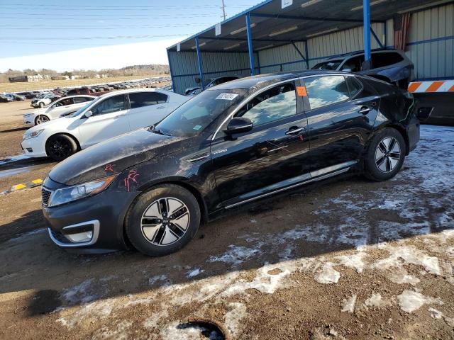 KIA OPTIMA HYB 2013 black  hybrid engine KNAGM4AD9D5043379 photo #1