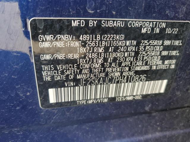 2023 SUBARU FORESTER S - JF2SKAJC7PH410826