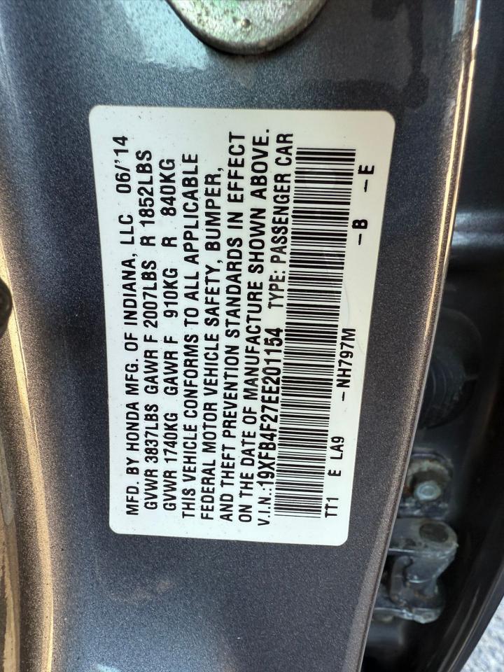 Lot #3030436483 2014 HONDA CIVIC HYBR