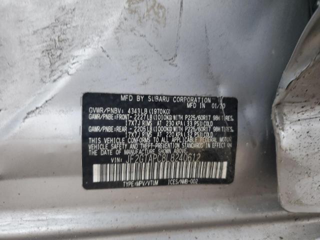2020 SUBARU CROSSTREK - JF2GTAPC8L8240612