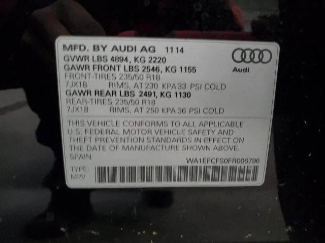 VIN WA1EFCFS0FR006796 2015 AUDI Q3 no.13