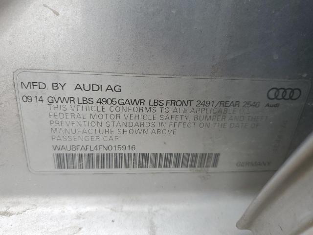 2015 AUDI A4 PREMIUM - WAUBFAFL4FN015916