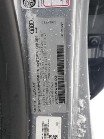 2016 AUDI A7 PRESTIG WAU2GAFC4GN081008