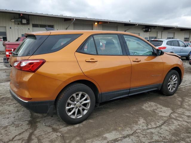 CHEVROLET EQUINOX LS 2018 orange  gas 2GNAXREV0J6344615 photo #4