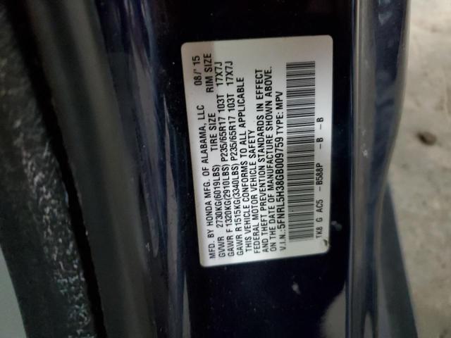 2016 HONDA ODYSSEY SE - 5FNRL5H38GB009759