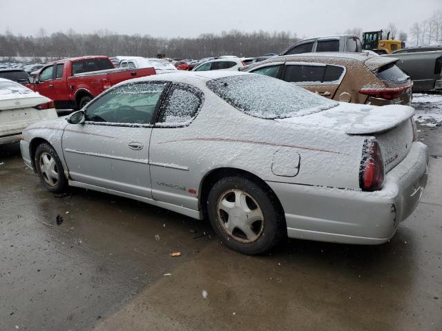 CHEVROLET MONTE CARL 2002 silver  gas 2G1WX15K829325597 photo #3