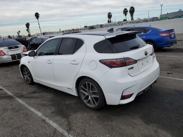 LEXUS CT 200 2017 white  hybrid engine JTHKD5BH9H2300342 photo #3