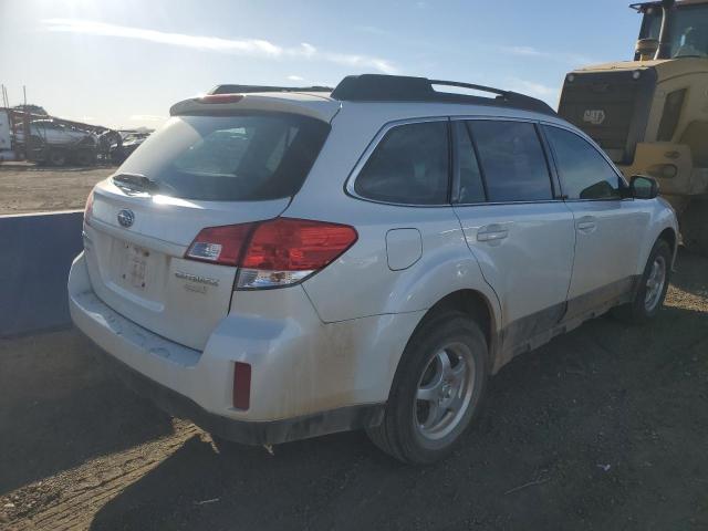 SUBARU OUTBACK 2. 2011 white  gas 4S4BRBAC4B3380153 photo #4