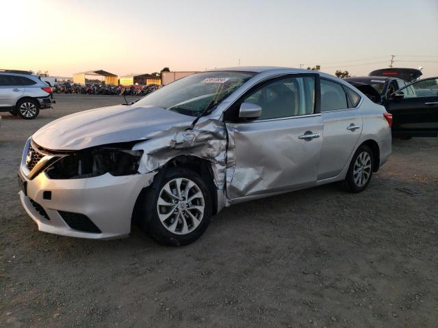 NISSAN SENTRA S 2019 silver  gas 3N1AB7AP3KL605187 photo #1