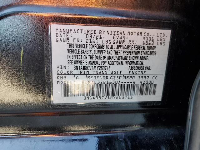 2021 NISSAN SENTRA SV - 3N1AB8CV1MY263715