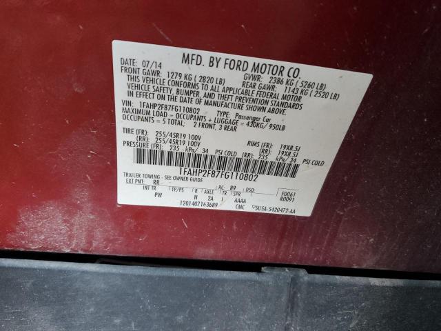 2015 FORD TAURUS LIM - 1FAHP2F87FG110802