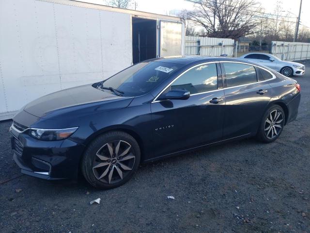 CHEVROLET MALIBU LT 2017 blue  gas 1G1ZE5ST1HF118637 photo #1