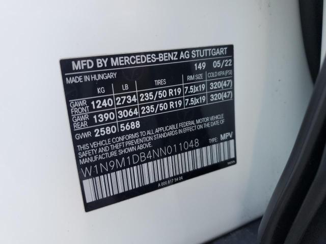 2022 MERCEDES-BENZ EQB 350 4M W1N9M1DB4NN011048