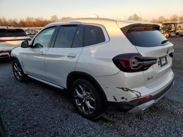 BMW X3 XDRIVE3 2022 white  gas 5UX53DP07N9J26402 photo #3